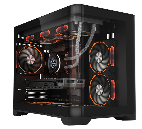 Корпус 1STPLAYER UVIEW UV6 mATX Black