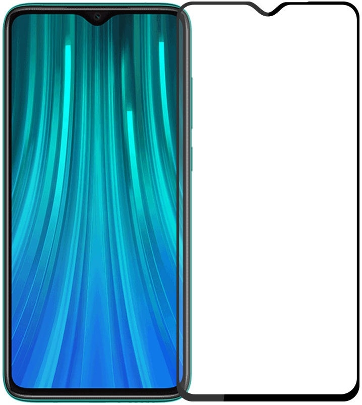 Защитное стекло для смартфона Xiaomi Redmi Note 8 Pro - BoraSCO Full Glue