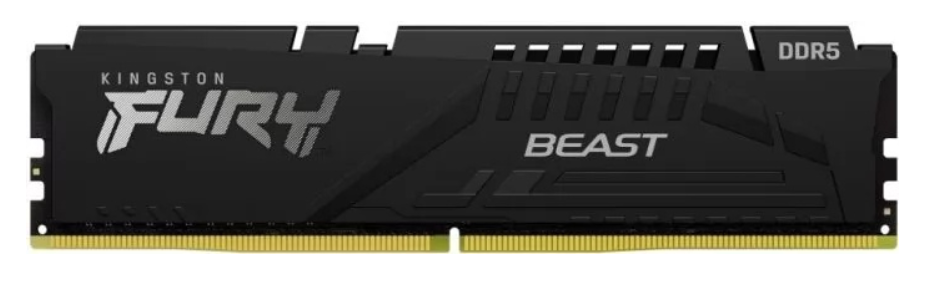 Модуль памяти DDR5 16Gb 6000MHz Kingston FURY Beast White RGB EXPO