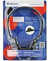 Наушники проводные Defender Aura 102, кабель 1,8 м, черные