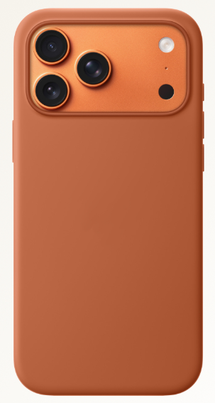 Чехол для смартфона Apple iPhone 17 Pro 6.3" Silicone Case (Button/Magsafe) Terra Cotta (коричневый)