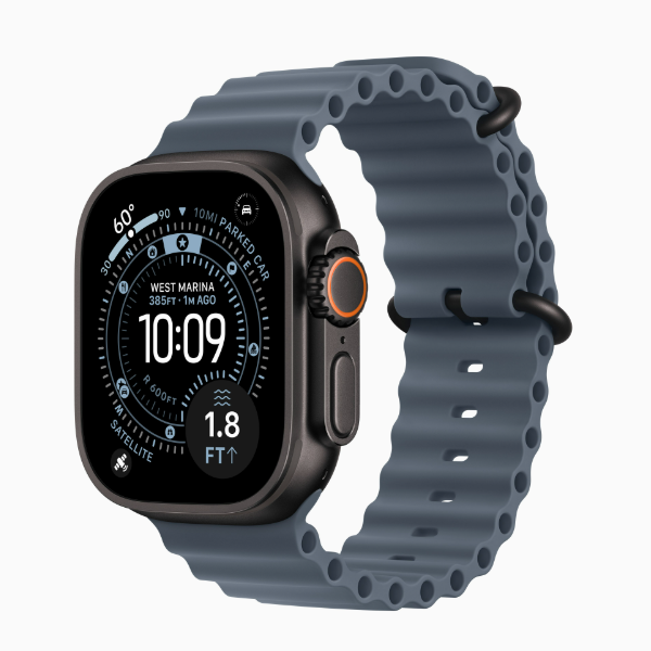 Смарт-часы Apple Watch Ultra 3 49mm Black Ocean Band Anchor Blue (черный/синий)