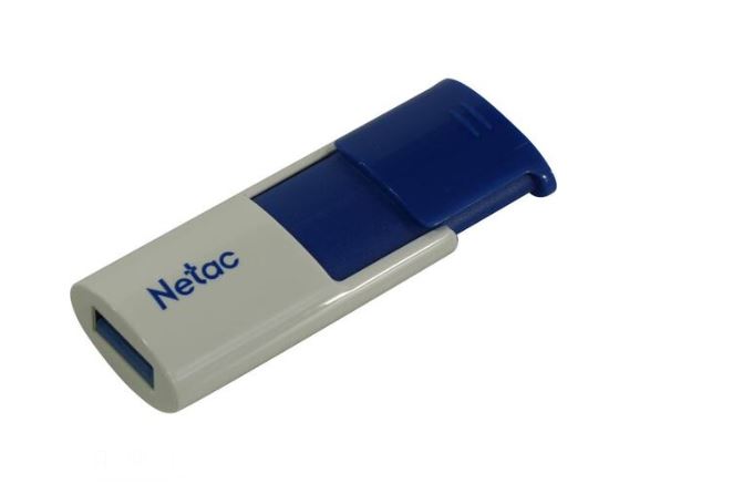 Флешка .16Gb Netac U182 USB3.0 выдвижной, синийNT03U182N-016G-30BL