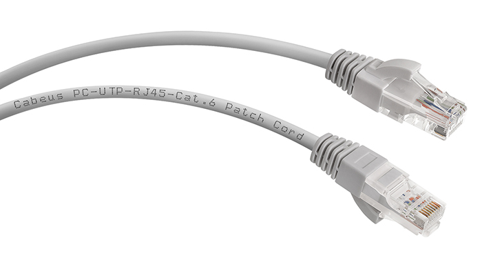 Кабель патч-корд Patch cord кат.6  5.0м, серый