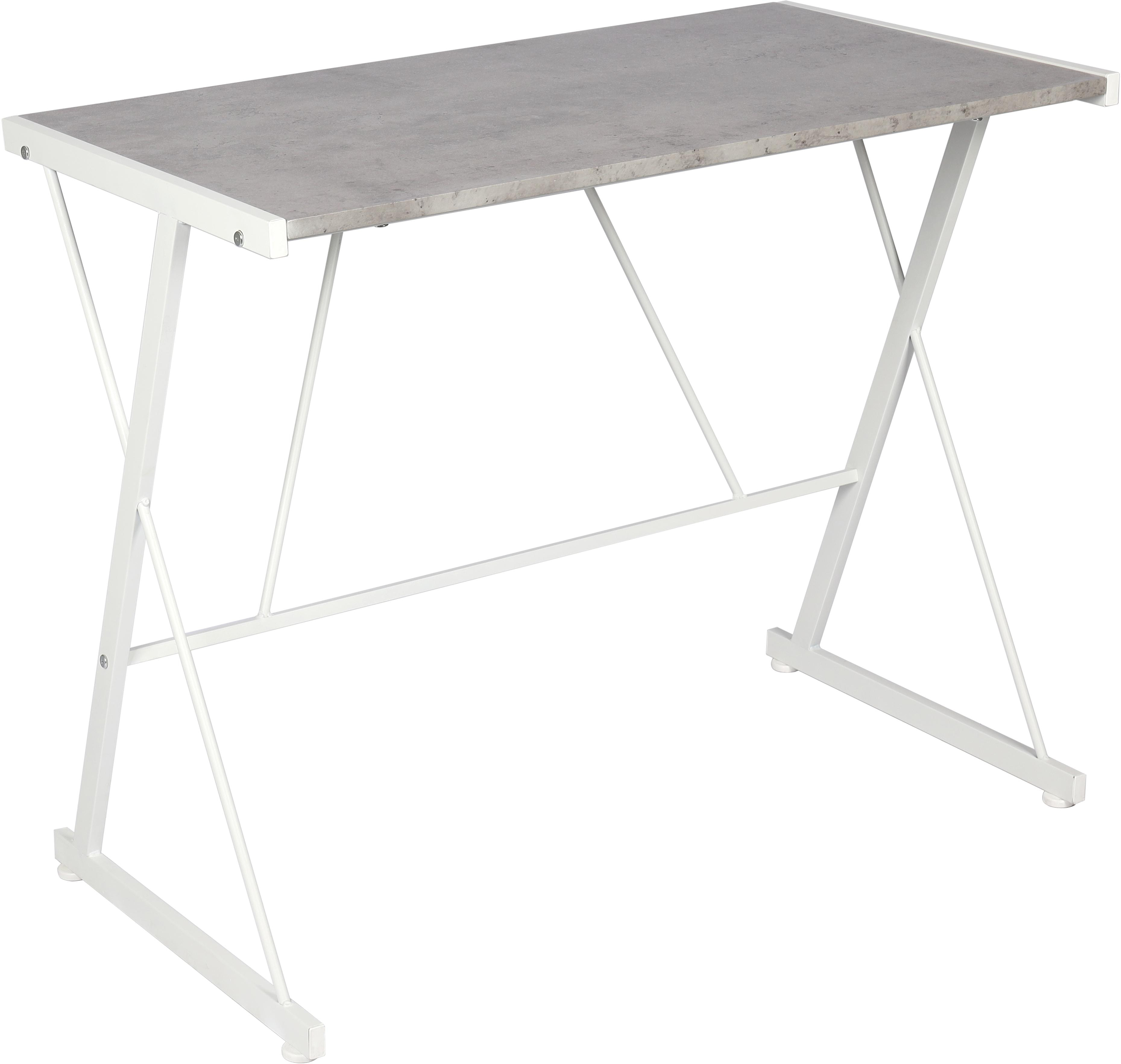 Стол компьютерный Tetchair WD-09 [concrete] металлокаркас + столешница МДФ 15 мм