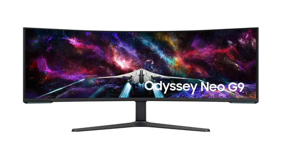 Монитор 57" Samsung Odyssey Neo G9 (VA 7680x2160 1ms 240Hz HDMI DP) черный