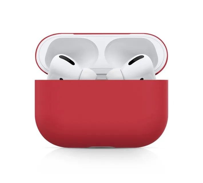 Чехол для наушников Apple Airpods Pro - Ultra Slim, красный
