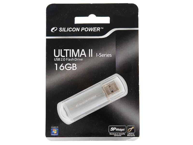Флешка 16Gb Silicon Power ULTIMA II I USB silver