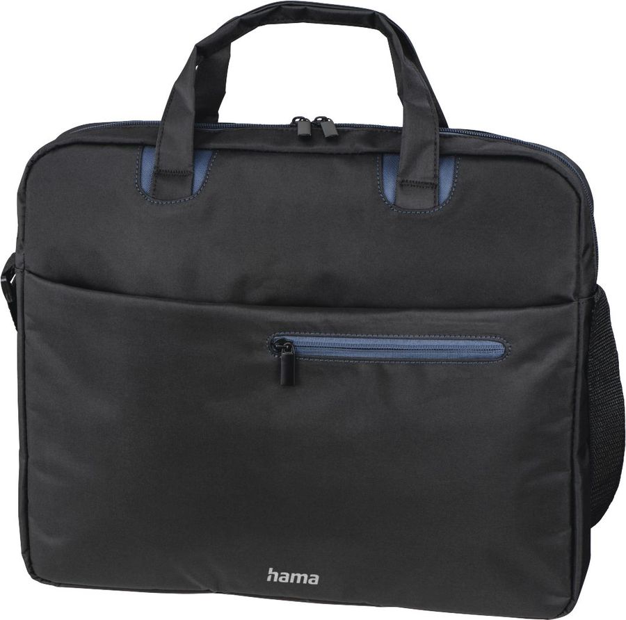 Сумка для ноутбука 15" Hama Sydney (полиэстер) черно-синяя