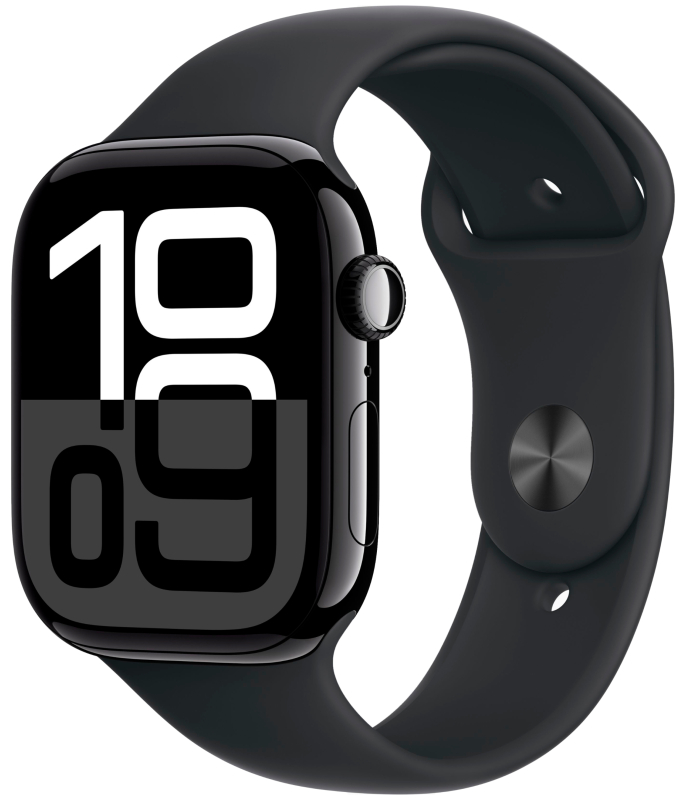 Смарт-часы Apple Watch Series 10 46mm Aluminum Band Jet Black (черный)