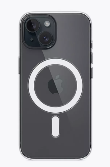 Чехол для смартфона Apple iPhone 15 Plus 6.7" - Clear Case with Magsafe transparent
