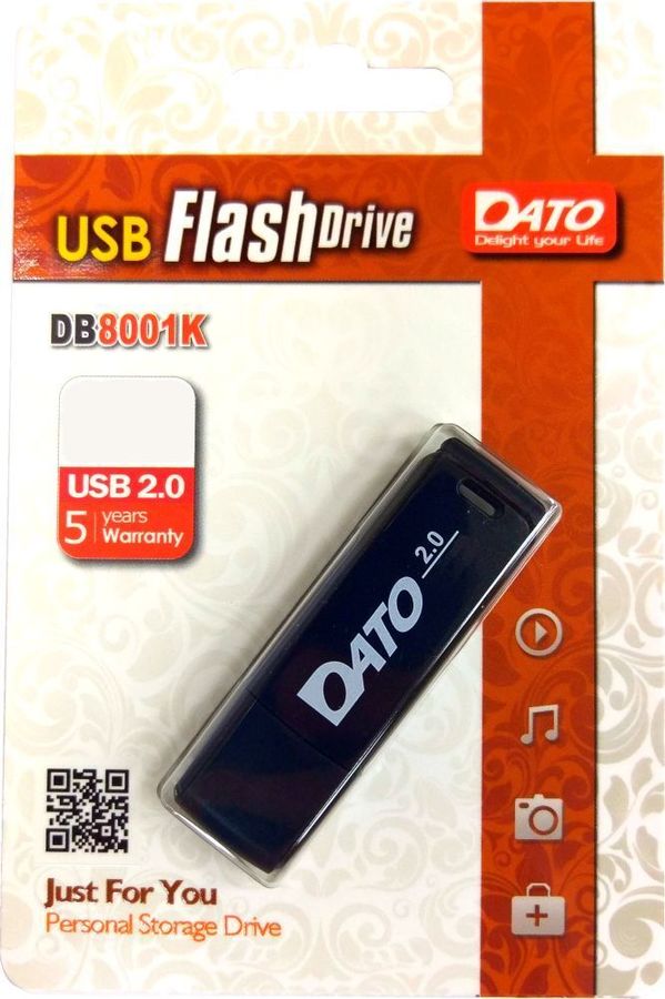 Флешка .64Gb DATO DB8001 USB черный