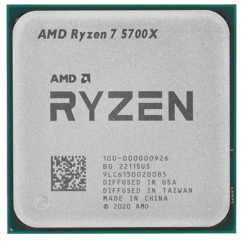 Процессор Socket-AM4 AMD Ryzen 7 5700X (3.4/32Mb/65W/8C16T) OEM