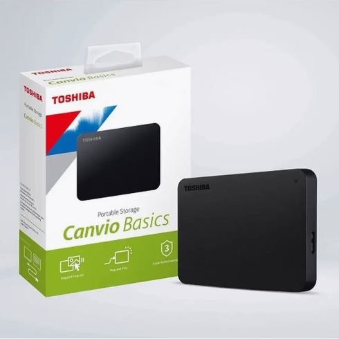 Внешний жесткий диск .4Tb Toshiba Canvio Basics 2.5" USB3.0 черный