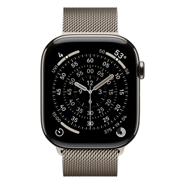 Смарт-часы Apple Watch Series 11 42mm Titanium Milanese Loop Natural (натуральный)