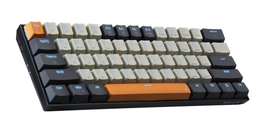 Клавиатура беспроводная Redragon Caraxes Pro RGB BT+2.4G Black