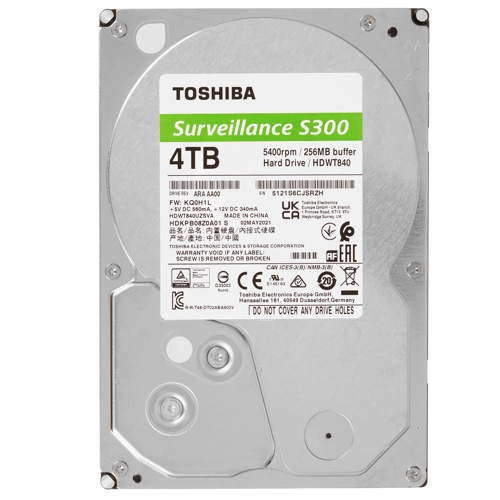 Жесткий диск SATA 4Tb Toshiba S300 5400rpm 256Mb SATA-3