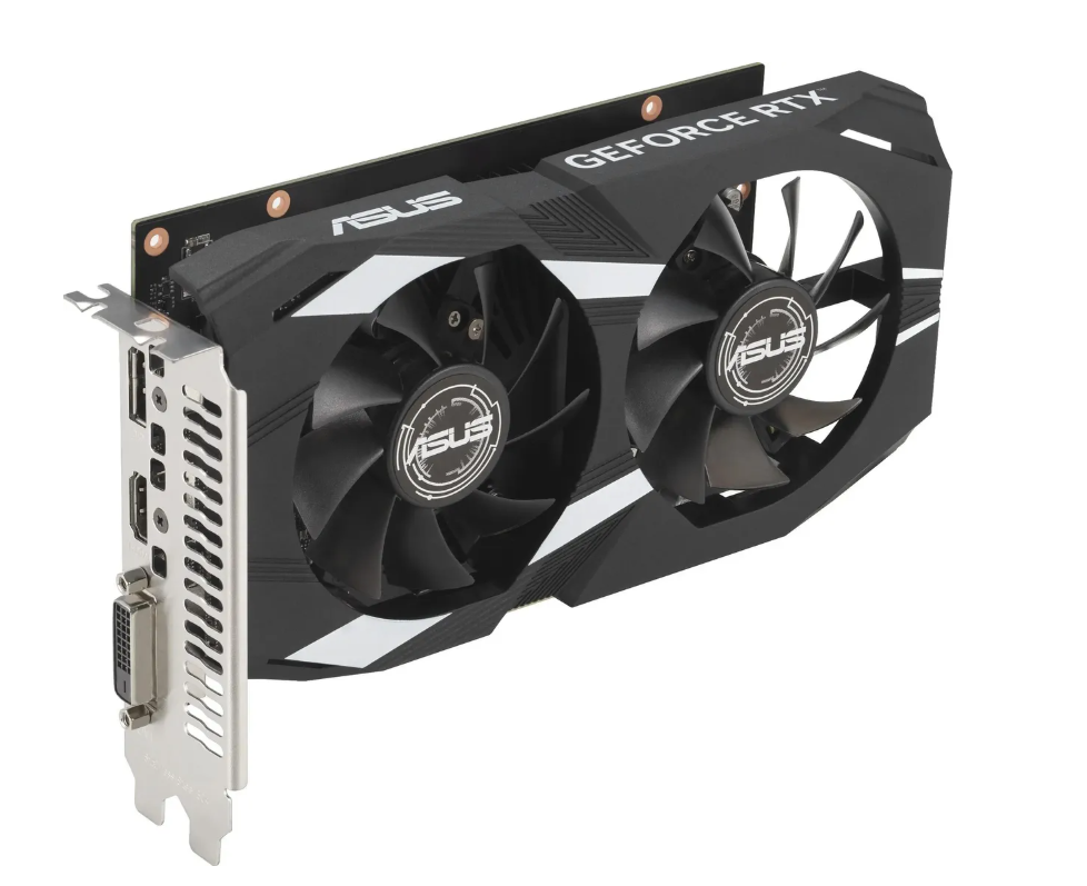 Видеокарта 6Gb ASUS DUAL-RTX3050-O6G (RTX3050) GDDR6 HDMI DP