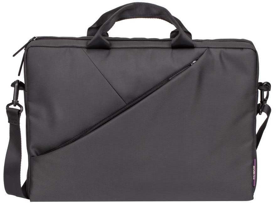 Сумка для ноутбука 15" Riva 8730 полиэстер, серый