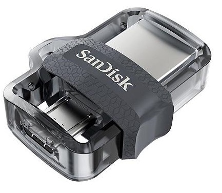 Флешка 128Gb SanDisk Ultra Android Dual Drive OTG USB3.0