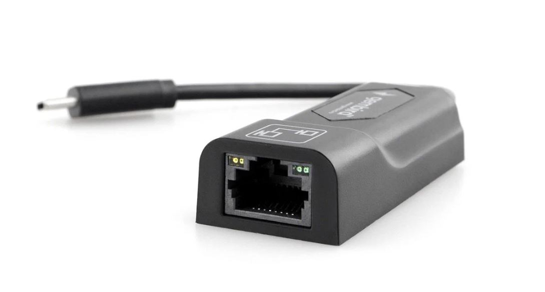 Сетевая карта USB-C Gembird NIC-U6 Fast Ethernet Adapter 10/100/1000 Мбит/сек