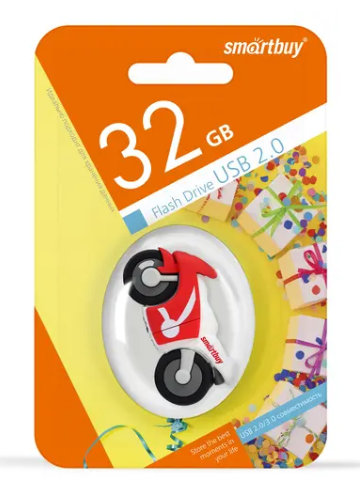 Флешка 32Gb SmartBuy Wild Series Байк