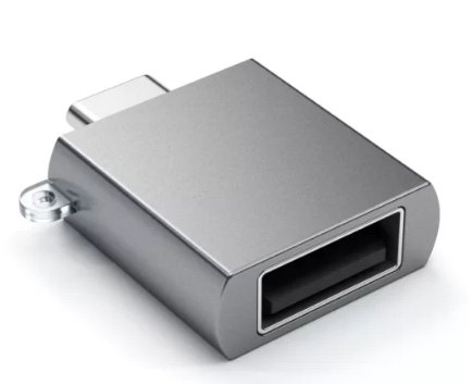 Переходник Satechi USB Adapter USB-C to USB-A Grey