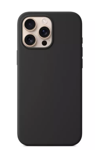 Чехол для смартфона Apple iPhone 16 Pro 6.3" - Silicone Case (Button, Magsafe), черный