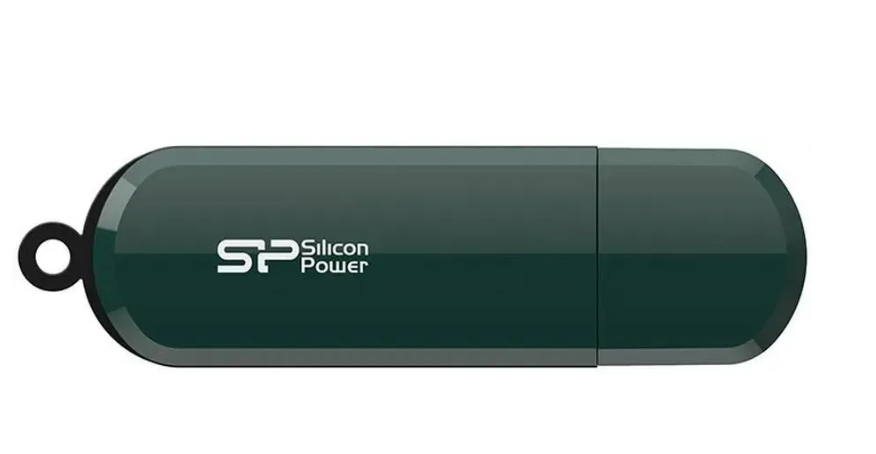 Флешка .64Gb Silicon Power LuxMini 320 USB зеленый