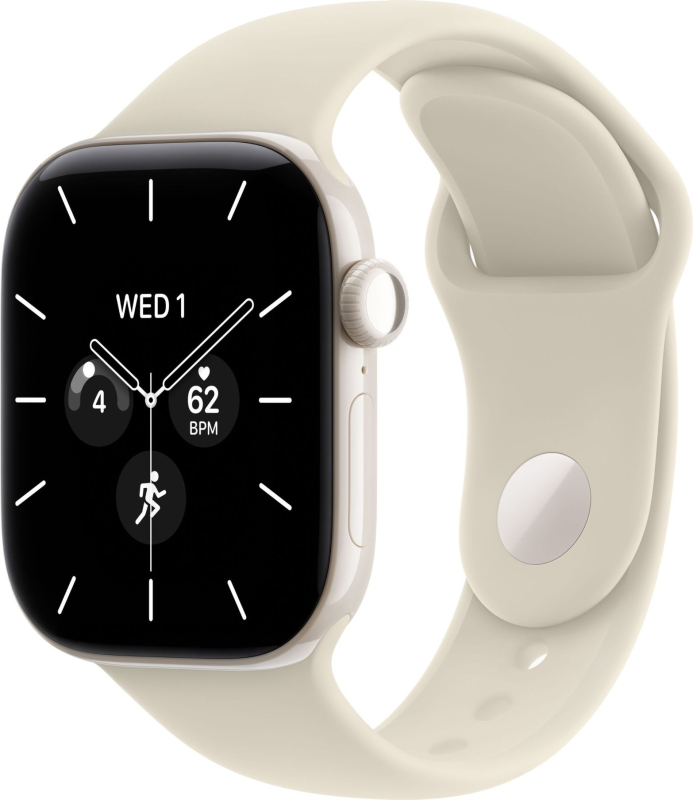 Смарт-часы Apple Watch Series 12 42mm Ceramic Sport Band Pearl White (белый)