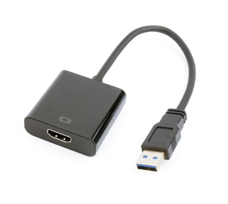 Кабель-переходник USB-A (m) < - > HDMI (f), Cablexpert