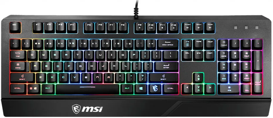 Клавиатура проводная MSI Vigor GK20 RGB Led Black