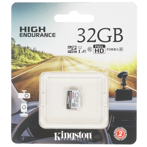 Карта памяти microSD 32Gb Kingston microSDHC CLASS 10 High Endurance UHS-I A1 (95/30 MB/s)