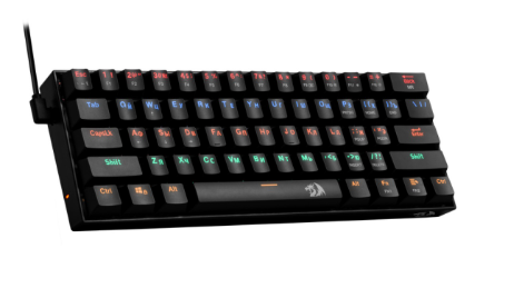 Клавиатура проводная Redragon Lakshmi Rainbow черный