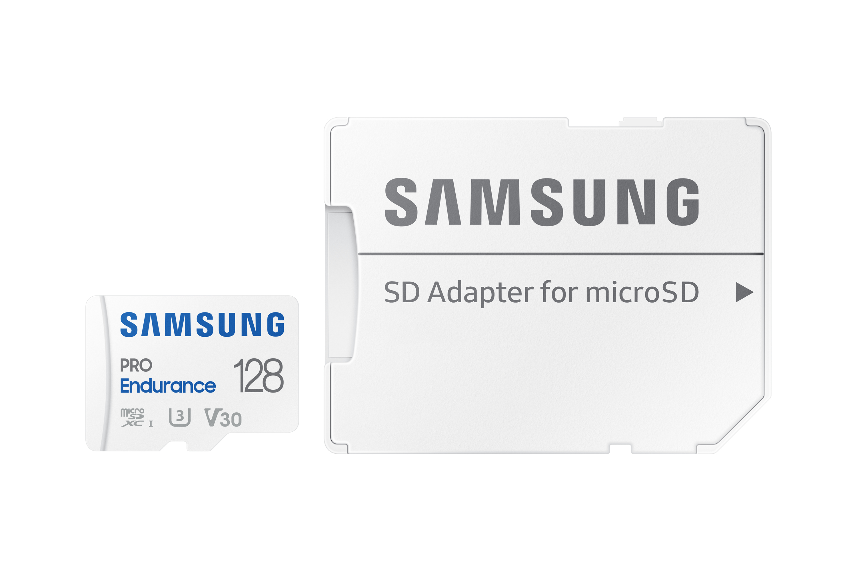 Карта памяти microSD 128Gb Samsung PRO Endurance Class 10 100MB/s с SD адаптером