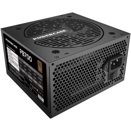 Блок питания 700W Powercase PB700 120mm, APFC, 80 Plus Bronze