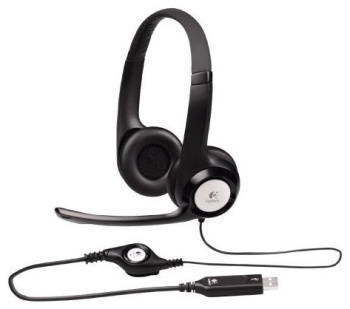 Наушники проводные Logitech H390 Headset USB 2.4м Black