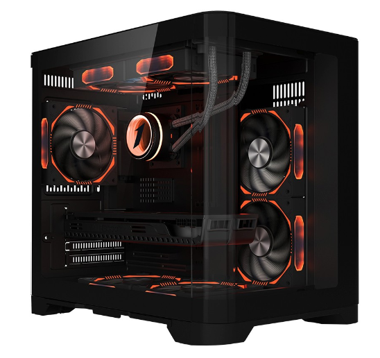 Корпус 1STPLAYER UVIEW UV5 mATX Black