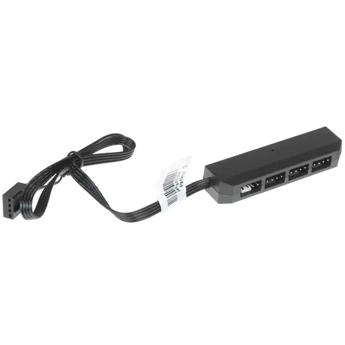 Разветвитель питания для вентиляторов 3/4 pin -  4 разъема, DEEPCOOL FH-04 Box