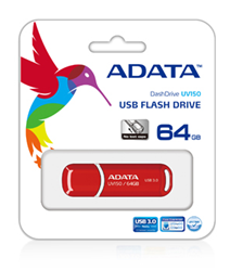 Флешка .64Gb ADATA [UV150] USB3.2 красный