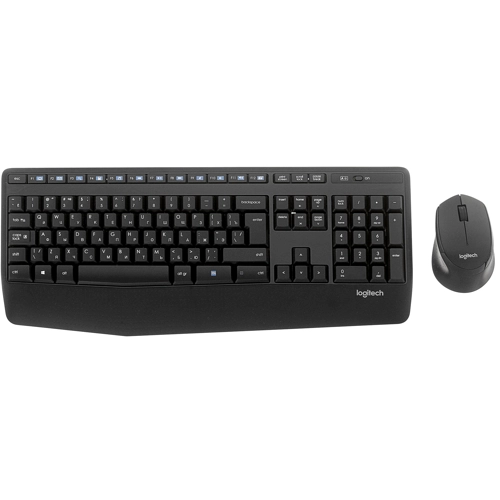 Комплект беспроводной (клавиатура+мышь) Logitech MK345 Wireless Combo USB Black