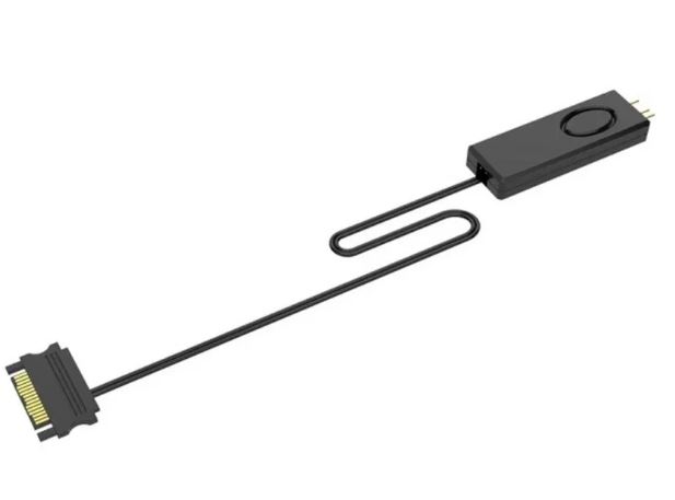 Разветвитель для подсветки 3 pin ARGB - 1 разъем JONSBO RC01 (контроллер для управления ARGB подсвет