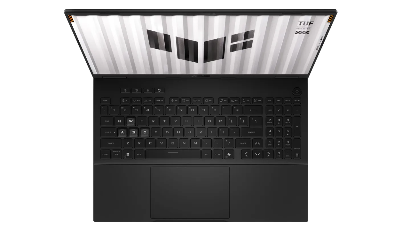 Ноутбук ASUS TUF Gaming FX608JHI-TU216 i5 14450HX/16G/512 SSD/RTX5050-8G/16"WUXGA/DOS/Grey (серый)