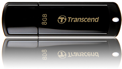Флешка . 8Gb Transcend JetFlash 350 USB черный