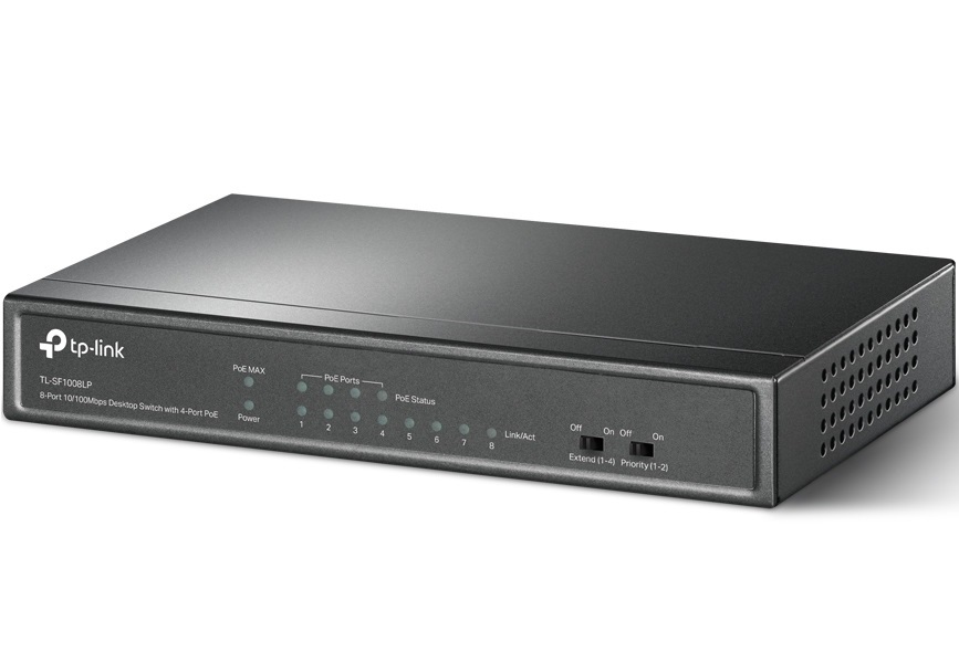 Коммутатор .8 port TP-Link TL-SF1008LP 100 Мбит/сек 4*PoE