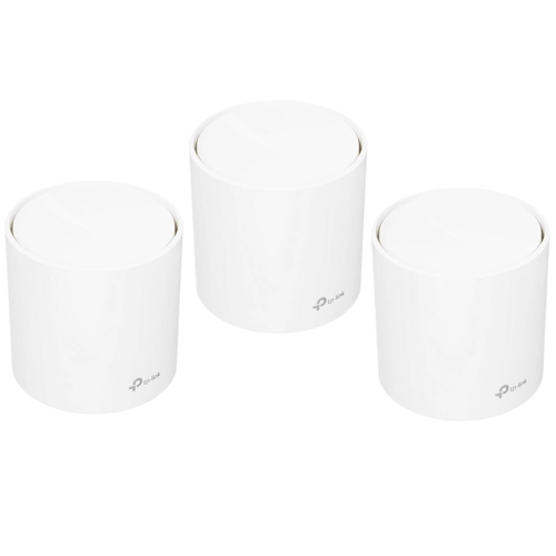 MESH-система ТP-Link Deco X60 AX3000, 5 ГГц, 1000 Мбит/с, 3 шт, белый