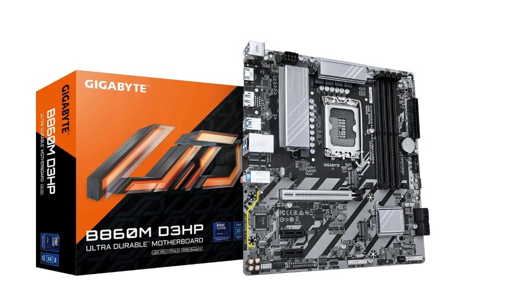 Материнская плата Socket-1851 Gigabyte B860M D3HP (B860) 4*DDR5 HDMI DP mATX