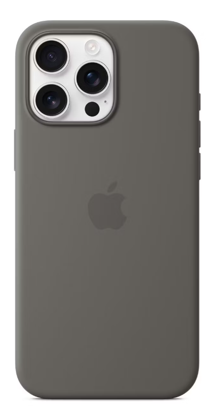 Чехол для смартфона Apple iPhone 16 Pro Max 6.9" - Silicone Case (Button, Magsafe), серый