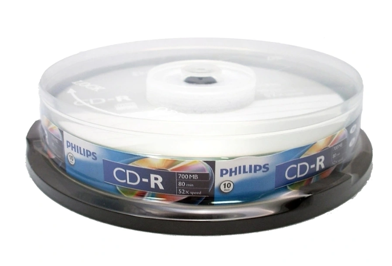 Диск CD-R 700 Mb Philips 52x Cake Box (10шт.)