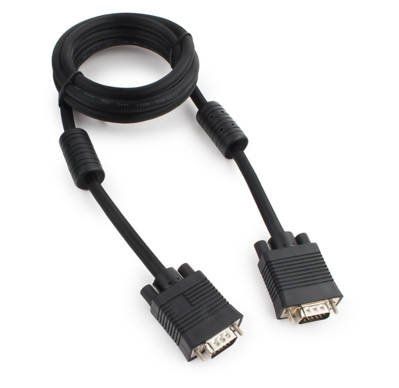 Кабель соединительный VGA (m) < - > VGA (m)  1.8м Cablexpert феррит.кольца